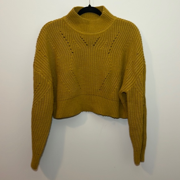 Mustard Knit Sweater - Picture 1 of 4